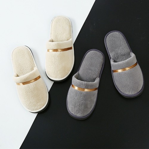 Disposable Slippers Men Business Travel Shoes Home Guest Slipper Hotel Washabl ~ - Foto 5 di 22