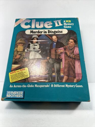 Clue II Murder In Disguise A VCR Mystery Game - Picture 1 of 2