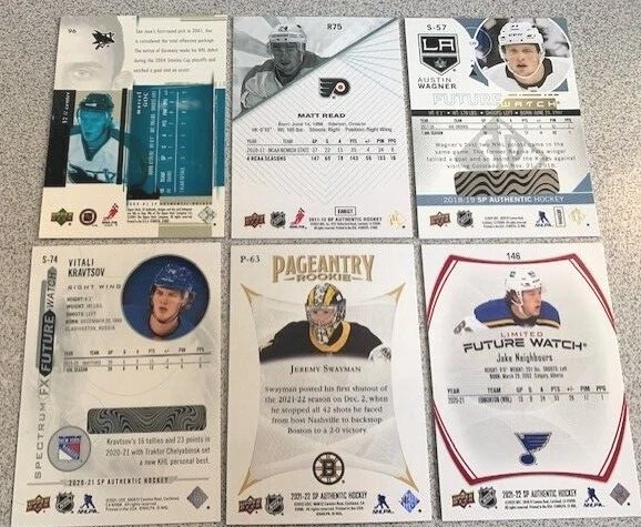 Hockey RCs - SP AUTHENTIC Rookies Various Years - You Pick - Free S/H - Image 2 of 2