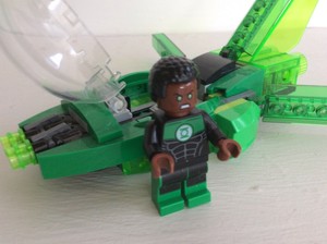 Lego dc comics Green lantern figure and vehicle jet plane | eBay