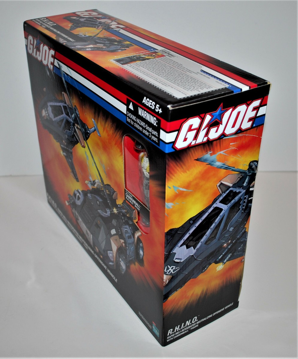 G.I. Joe R.H.I.N.O. with RHINO Driver Canonball - MIB DTC | eBay