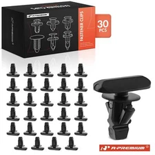 A-Premium 30Pcs 5mm Weatherstrip Door Sub-Seal Clip Fasteners for Honda Accord