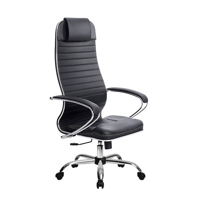 Executive Office Chair- Faux Leather Computer Chair, Heavy Duty Metal Base,300lb