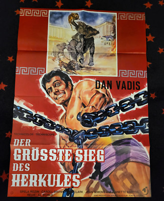 Der grösste Sieg des Herkules - KINOPLAKAT A1 -  Dan Vadis Spela Rozin Carla