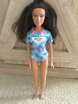 2020 Mattel Barbie ROXY Fashion Body Suit Roxy #GRD41 Barbie Doll Blue Pink  Top