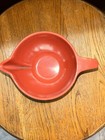 VINTAGE WATERTOWN LIFETIME WARE CREAMER BURNT ORANGE RUST — photo 2