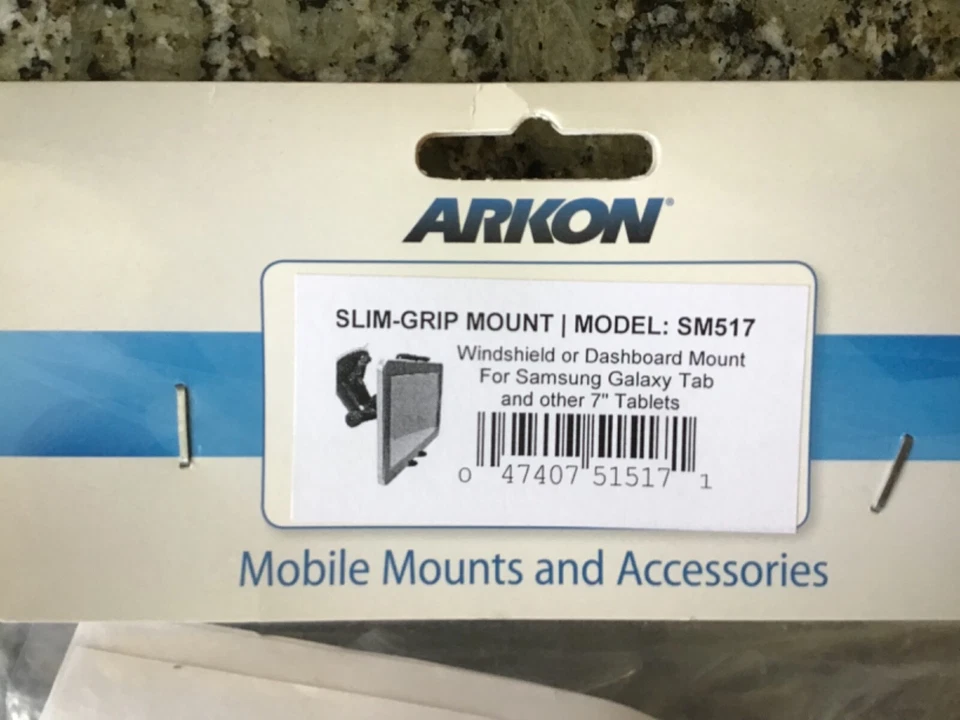 NUEVO ARKON SLIM GRIP MOUNT - TABLETS, SMARTPHONES, CÁMARA, GPS - MDL SM517 Foto 3 de 4