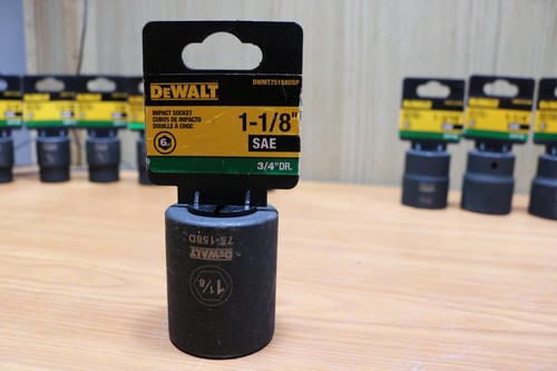 DEWALT 3/4" Drive Impact Socket 6pt SAE AF Imperial 3/4" to 1 1/12" Heavy Duty - Picture 9 of 29