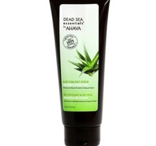 Ahava Dead Sea Essentials Aloe Scrub 7.5oz Exfoliating Cleanser, New
