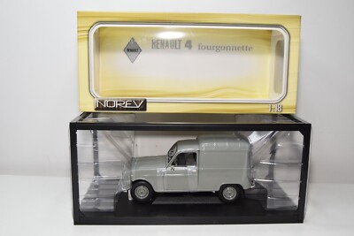 B69 1:18 NOREV 185190 RENAULT 4F4 R4 R 4 FOURGON VAN GREY MIB