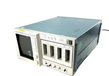 Tektronix CSA803 Communications Signal Analyzer powers on as-is