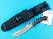 US Made 2005 UZI Cryo Edge Defender Tactical Fighting Knife w/ Sheath