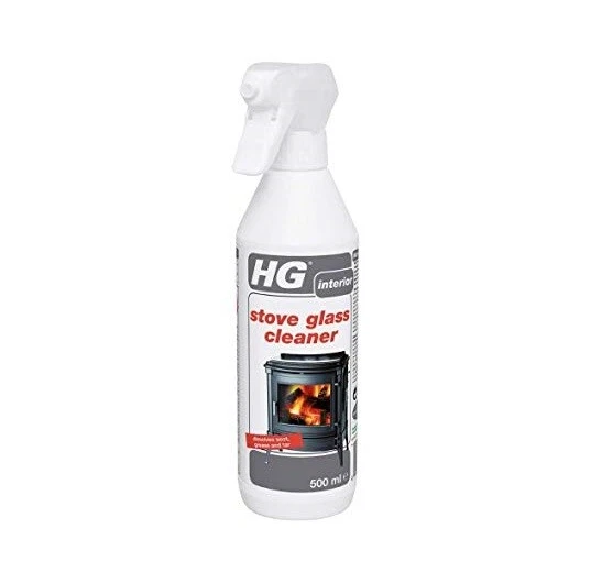 HG Stove Glass Cleaner 500ml Spray Soot Tar Grease Remover For Wood Burner  Oven | eBay