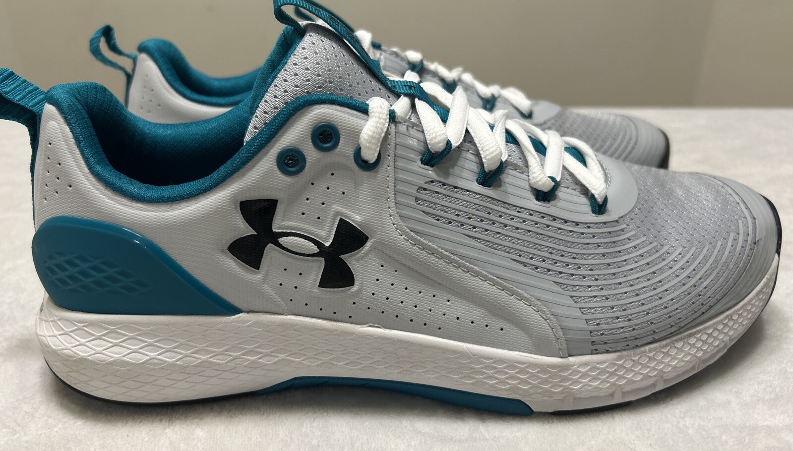 Under Armour Mens Charged Commit TR 3 Running Shoes Size 11.5 Gray 3023703-104