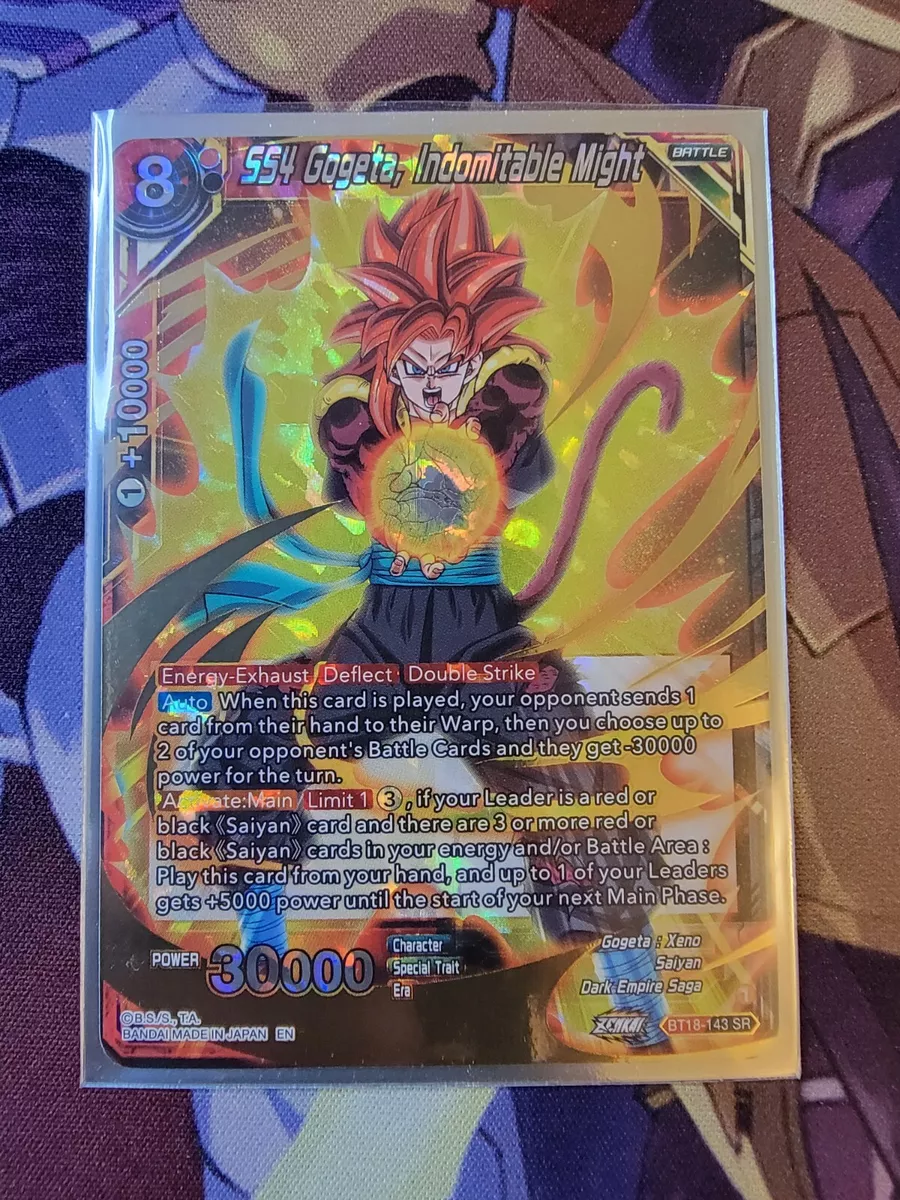 SS4 Gogeta, the Ultimate Fusion - Dawn of the Z-Legends - Dragon Ball Super  CCG