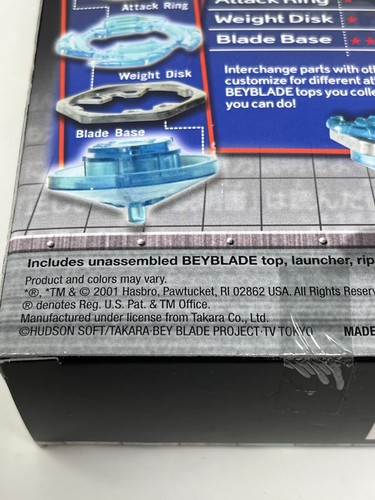 Beyblade Gekiryu-Oh Combinación Tipo Hasbro 2001 CON CAJA Modelo 4 - Imagen 7 de 7