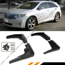 FOR 2008-2016 TOYOTA VENZA 4 PCS FRONT + REAR SPLASH GUARD MUD FLAPS SET 