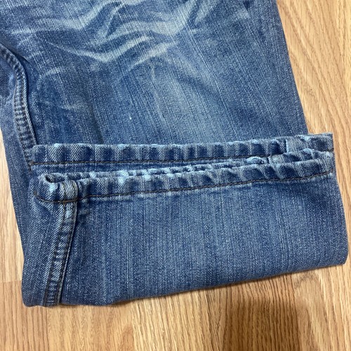 Jordan Craig Jeans Mens 42x32 Blue Modern Regular Fit Distressed Flap Pocket - Picture 7 of 13