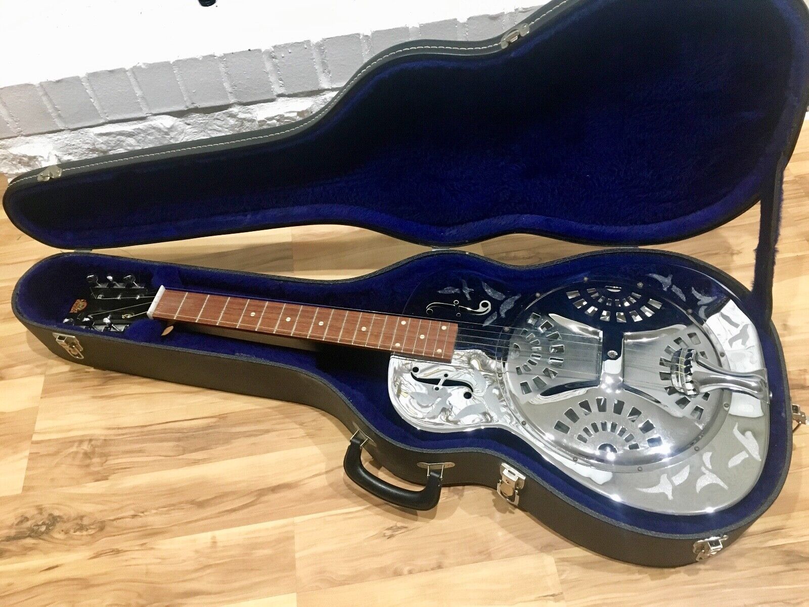 Vintage DOBRO Safety and trust Resonator Acoustic Ranking TOP3 Chrome GUITAR Neck Birds Square