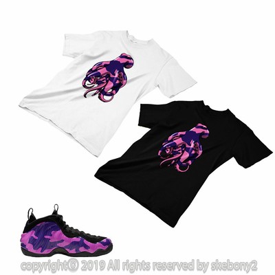 purple foamposites outfit