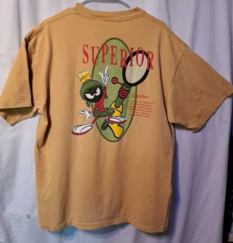 Camiseta De Colección Warner Bros Looney Tunes Marvin Para Hombre XL 48 Pecho. Puntada única Foto 2 de 4