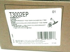 Moen T3002EP Gibson Posi-Temp Shower Only Trim 8" Rainshower Chrome
