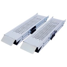 71'' Set of 2 Tractor ATV Steel Loading Ramps Non-Slip 950 lbs Max Folding Ramp