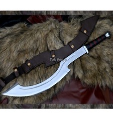 Machete Kopesh Hoja Larga 20 Pulgadas-Kopis-Machete de Caza,Espada Táctica, Forjado
