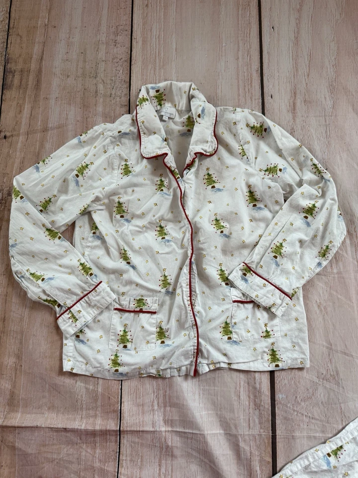 Dear Georgie Christmas 2 Piece Pajama Set Boys Size 10 Y Green Long Sleeve Girls - Image 4 of 4