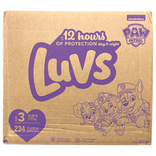 Luvs Pro Level Leak Protection Diapers, Size 3 (16-28LBS LBS), 234ct 0.23 per diaper