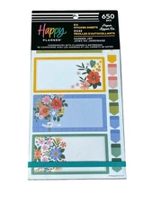 Happy Planner Garden Joy Big Sticker Sheets 650 Pcs Paper Raven Co