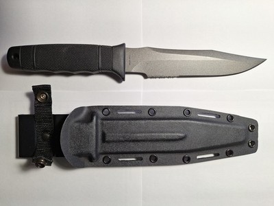 Vintage SOG S37 SEAL 2000 Fixed Blade Knife, Seki-Japan with Lynnwood Sheath