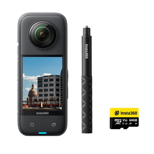 X3 Construction Kit - 360 Construction Camera, 72MP Photo, 5.7K 360 HDR Video...