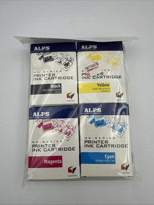 NEW 4 COLOR ALPS INK -CMYK OEM PART #106058-00 - FOR ALPS MD SERIES PRINTERS