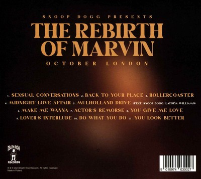 OCTOBER LONDON REBIRTH OF MARVIN NEW CD