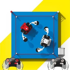 Sharper Image Robot Fighting Set Multiplayer Robots LED Eyes Infrared Remot