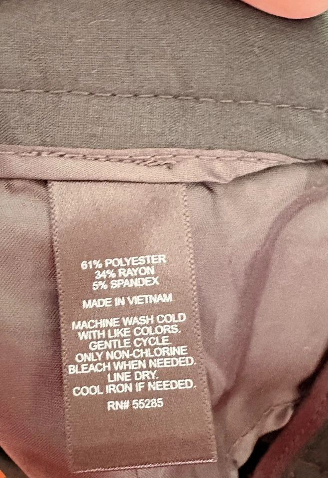 Pantalones de vestir Express para mujer talla 4S negros columnista corte bota oficina carrera pantalones Foto 3 de 4