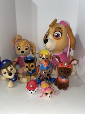 paw patrol plush lot