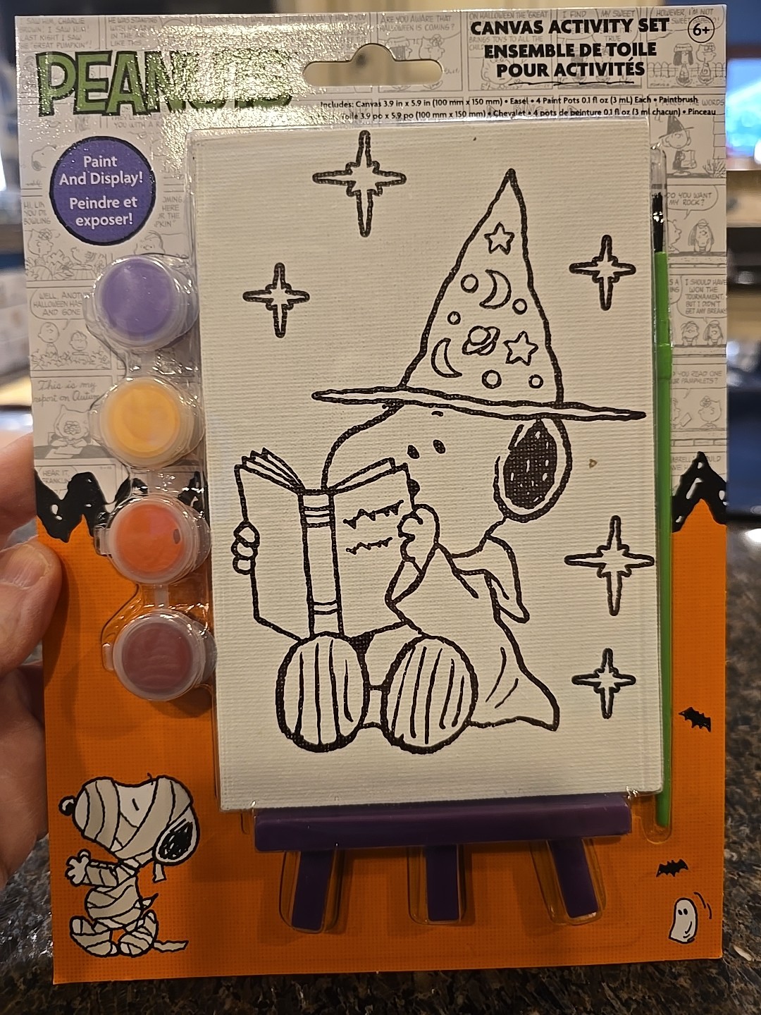 Snoopy Paint Canvas Activity Set Peanuts