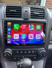Android 15 Apple Carplay For Honda CRV 2007-2011 Car Stereo Radio GPS WIFI + Cam