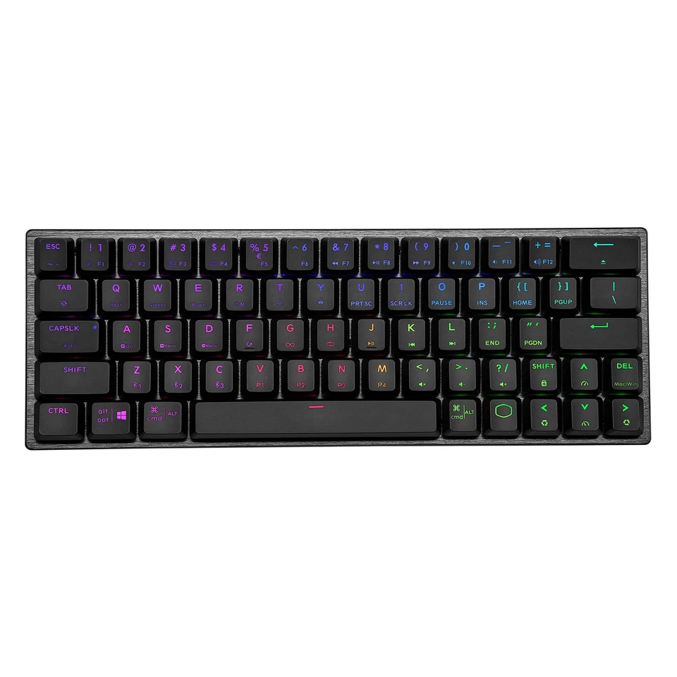 SK622 60% Wireless Bluetooth Space Gray Mechanical Low Profile Gaming Keyboar... - Image 2 of 4