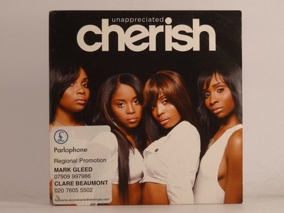CHERISH UNAPPRECIATED (F45) 3 Track Promo CD Single including Card Sleeve PARLOP