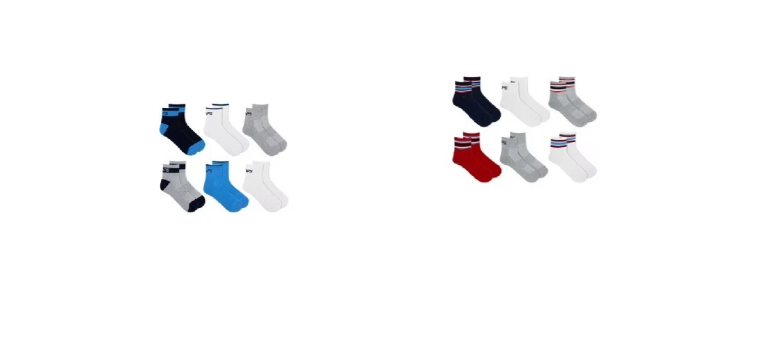 2 NEW 6 PACKS OF MENS CHAPS ARCH SUPPORT ANKLE SOCKS PERFORMANCE