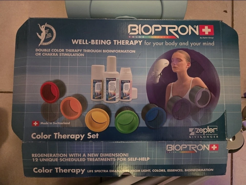 Bioptron Compact III Color Therapy + Juego de filtros a todo color + Soporte de piso Foto 2 de 2