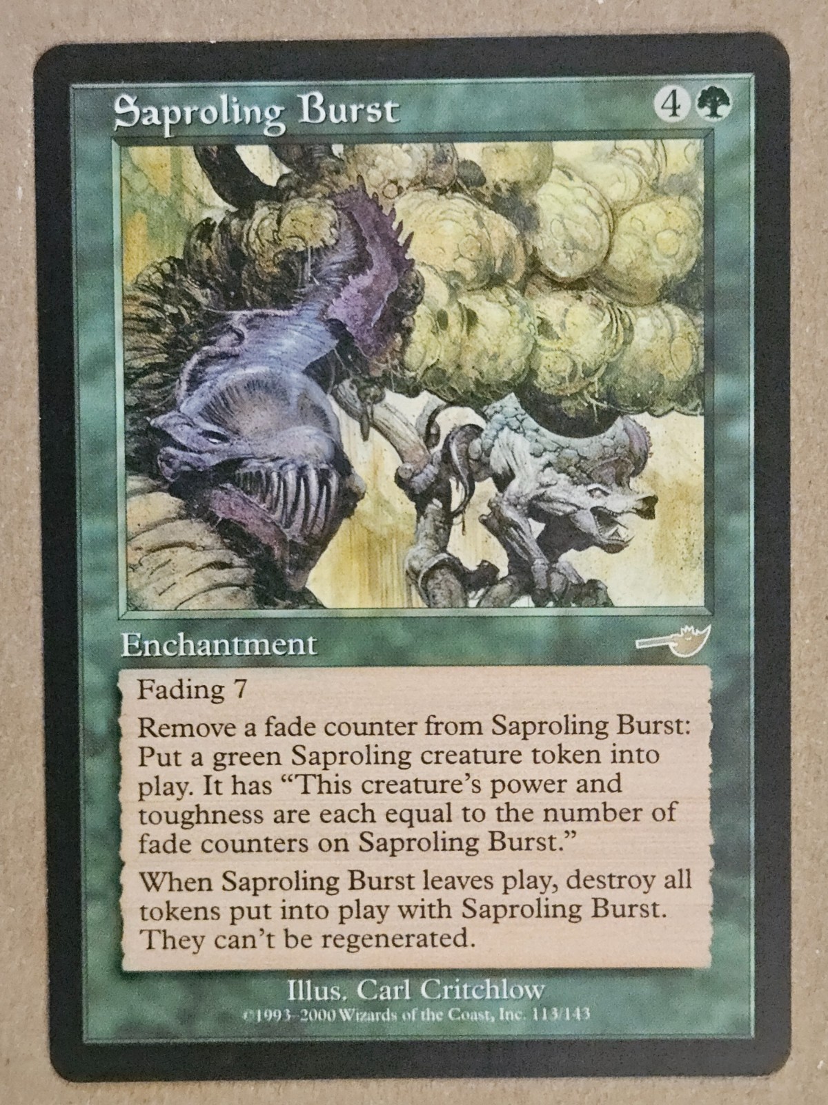 Saproling Burst - Nemesis - Near Mint | MTG