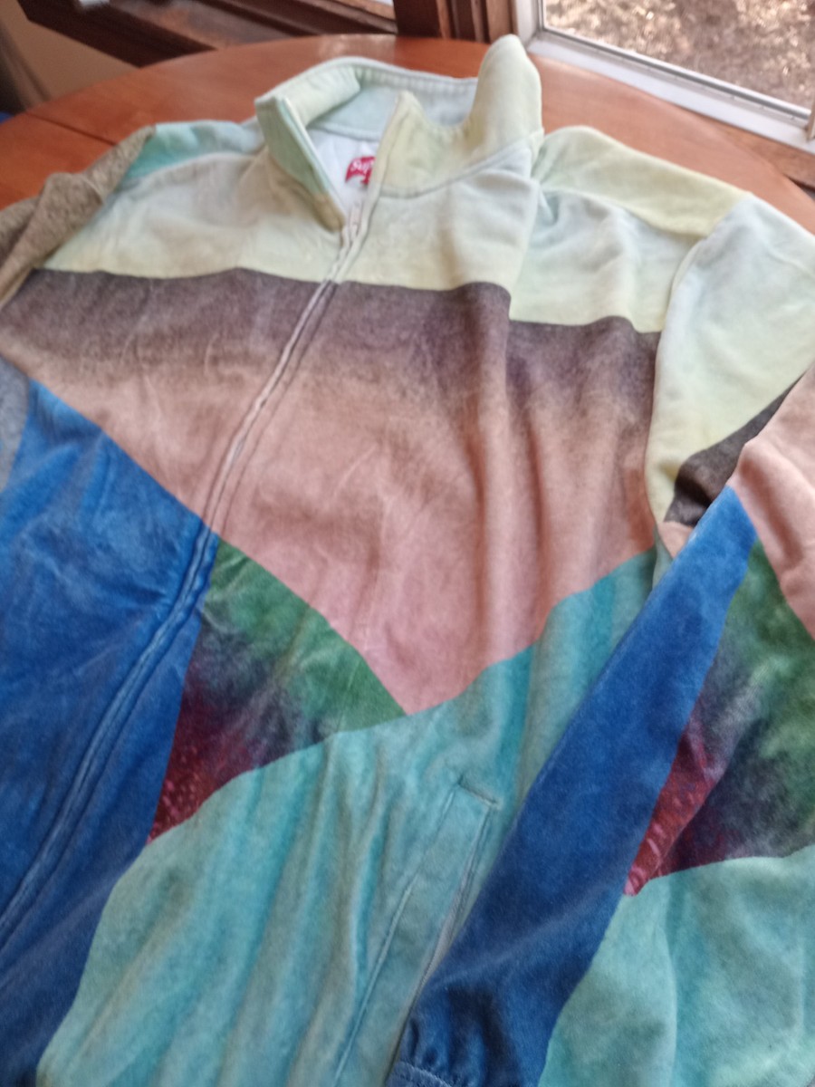 トップス Supreme geo velour track jacket SUPREME - Geo Velour Track Jacket (size-M) ¥23000+tax