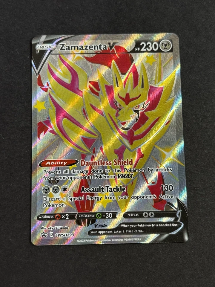 Pokémon TCG Zamazenta V (Shiny) SWSH293 SWSH: Sword & Shield Promo Cards - Image 4 of 4