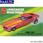 AMT 1268 1/25 69 Mustang Long Nose Funny Car Gas Ronda Plastic Model Kit