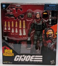 GI JOE Classified Series 118 IRON GRENADIERS COBRA METAL HEAD 6  Action Figure