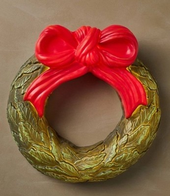 John Derian For Target Blow Mold NWT 2025 Wreath Collection Limited Edition Lit